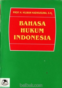 Bahasa hukum Indonesia