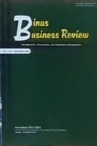 Binus Business Review Vol. 10 No. 2 July 2019