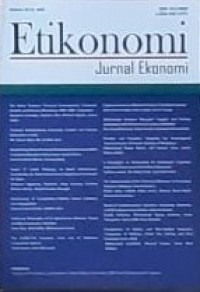 Etikonomi : Jurnal Ekonomi VoL. 9 No. 2 Tahun 2020