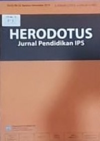 Herodotus : Jurnal Pendidikan IPS Vol. 1 No. 3 Desember 2018- Maret 2019