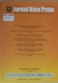 Jurnal Bina Praja Vol. 11 No. 2 November 2019