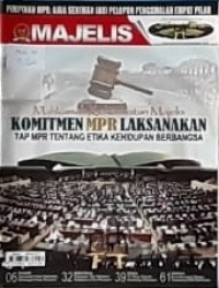 Majelis : Media Informasi dan komunikasi konstitusi Edisi No. 11 / Tahun XIV / November 2020