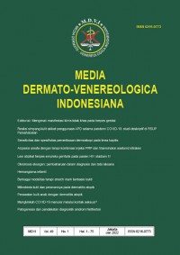 Media Dermato - Venereologica Indonesiana Vol. 46 No. 3 Juli 2019