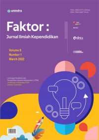 Faktor : Jurnal Ilmiah Kependidikan Vol. 9 No. 1 March 2022