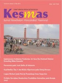 Implementsi kebijakan pemberian air susu ibu eksklusif melalui konseling Bidan Konser (KESMAS: Jurnal Kesehatan Masyarakat Nasional Vol.8 No.8, Mei 2014)